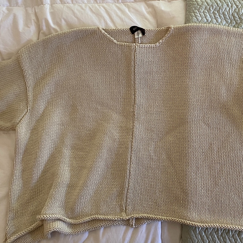 Eskandar Heavy Knitted Sweater Boxy Fit